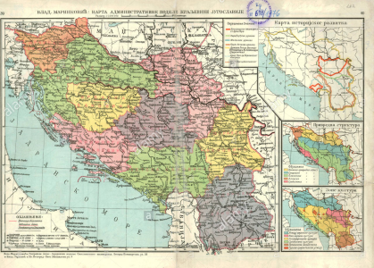 mapa jugoslavije